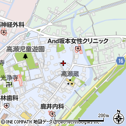 熊本県玉名市高瀬8周辺の地図