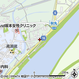 熊本県玉名市秋丸308周辺の地図