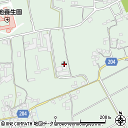 熊本県菊池市泗水町吉富502周辺の地図