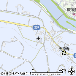 熊本県菊池市泗水町南田島1573周辺の地図