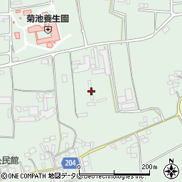 熊本県菊池市泗水町吉富2108周辺の地図