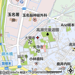 熊本県玉名市高瀬337周辺の地図