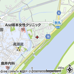 熊本県玉名市秋丸298周辺の地図