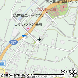 熊本県菊池市泗水町吉富2874周辺の地図