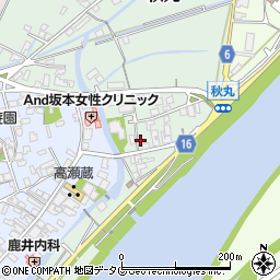 熊本県玉名市秋丸299周辺の地図