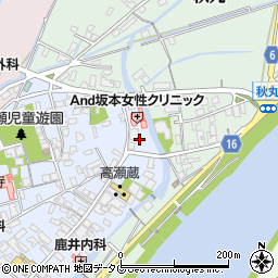 熊本県玉名市高瀬49周辺の地図