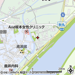熊本県玉名市秋丸301周辺の地図