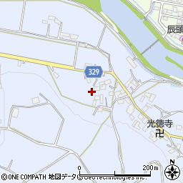 熊本県菊池市泗水町南田島700周辺の地図