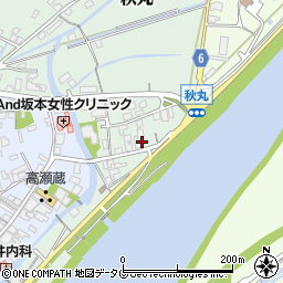 熊本県玉名市秋丸294周辺の地図