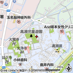熊本県玉名市高瀬94周辺の地図