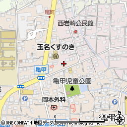 熊本県玉名市亀甲265-1周辺の地図