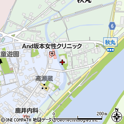 熊本県玉名市秋丸302周辺の地図
