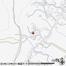 熊本県阿蘇市的石610周辺の地図