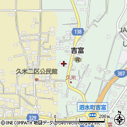 熊本県菊池市泗水町吉富2678周辺の地図