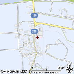 熊本県菊池市泗水町南田島1127-1周辺の地図