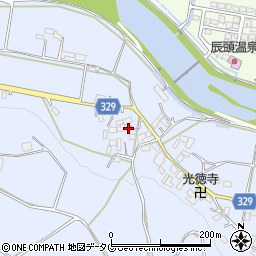 熊本県菊池市泗水町南田島695周辺の地図