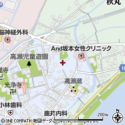 熊本県玉名市高瀬5周辺の地図