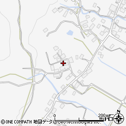 熊本県阿蘇市的石608周辺の地図