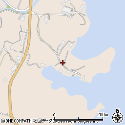 長崎県長崎市琴海形上町242周辺の地図