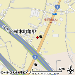 熊本県熊本市北区植木町亀甲2079-1周辺の地図