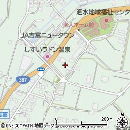 熊本県菊池市泗水町吉富2875周辺の地図