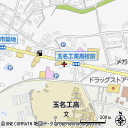 日産部品九州販売玉名店周辺の地図