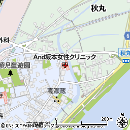 熊本県玉名市高瀬38周辺の地図