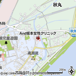 熊本県玉名市高瀬38周辺の地図