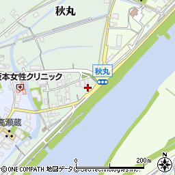 熊本県玉名市秋丸287-2周辺の地図