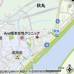 熊本県玉名市秋丸298-6周辺の地図