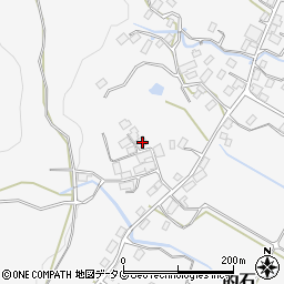 熊本県阿蘇市的石600周辺の地図