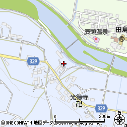 熊本県菊池市泗水町南田島687周辺の地図