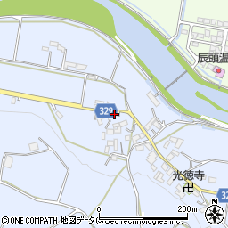 熊本県菊池市泗水町南田島708周辺の地図