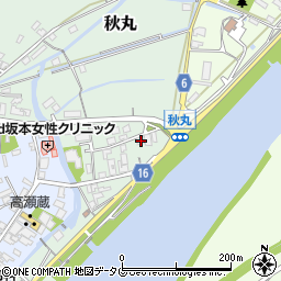 熊本県玉名市秋丸289周辺の地図