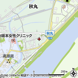 熊本県玉名市秋丸289周辺の地図