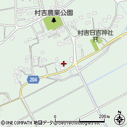 熊本県菊池市泗水町吉富658周辺の地図