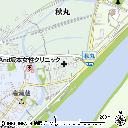 熊本県玉名市秋丸292-3周辺の地図