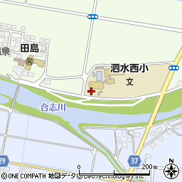 熊本県菊池市泗水町田島297周辺の地図