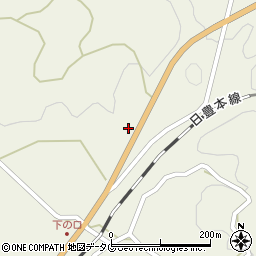 大分県佐伯市直川大字下直見2392周辺の地図