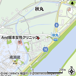 熊本県玉名市秋丸264周辺の地図