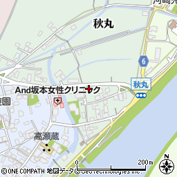 熊本県玉名市秋丸262-6周辺の地図
