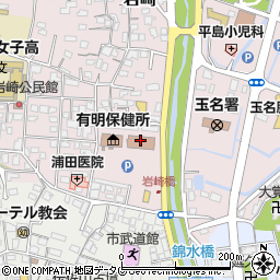 熊本県玉名総合庁舎　熊本県玉名教育事務所周辺の地図