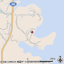 長崎県長崎市琴海形上町263周辺の地図