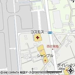 ドラッグストアコスモス大村古賀島店周辺の地図