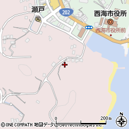 長崎県西海市大瀬戸町瀬戸福島郷1390周辺の地図