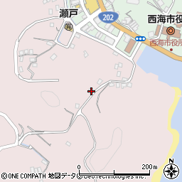 長崎県西海市大瀬戸町瀬戸福島郷1386周辺の地図