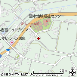 熊本県菊池市泗水町吉富2434周辺の地図