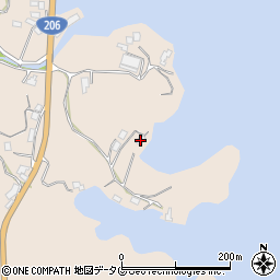 長崎県長崎市琴海形上町264周辺の地図