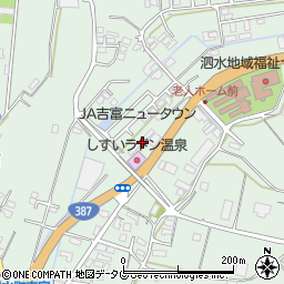 熊本県菊池市泗水町吉富2825周辺の地図
