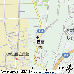 熊本県菊池市泗水町吉富2689周辺の地図